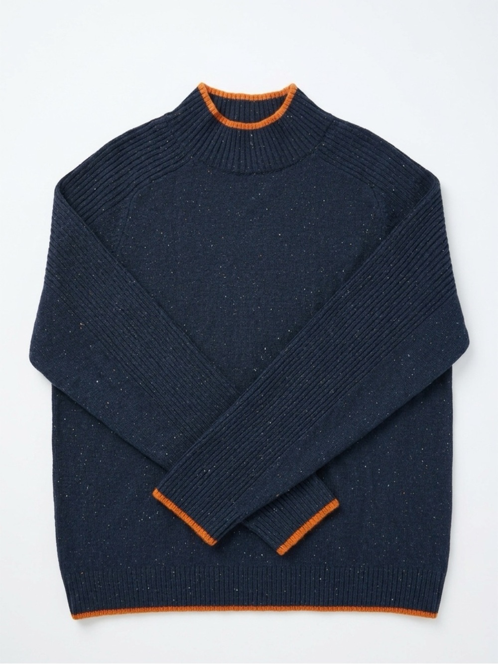 J. Jill Pure Jill Cotton Blend Knit Navy Blue Sweater [Size XL]. NWT